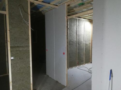 Omakotitalo Paimio SaariVäliseinävaiheessa